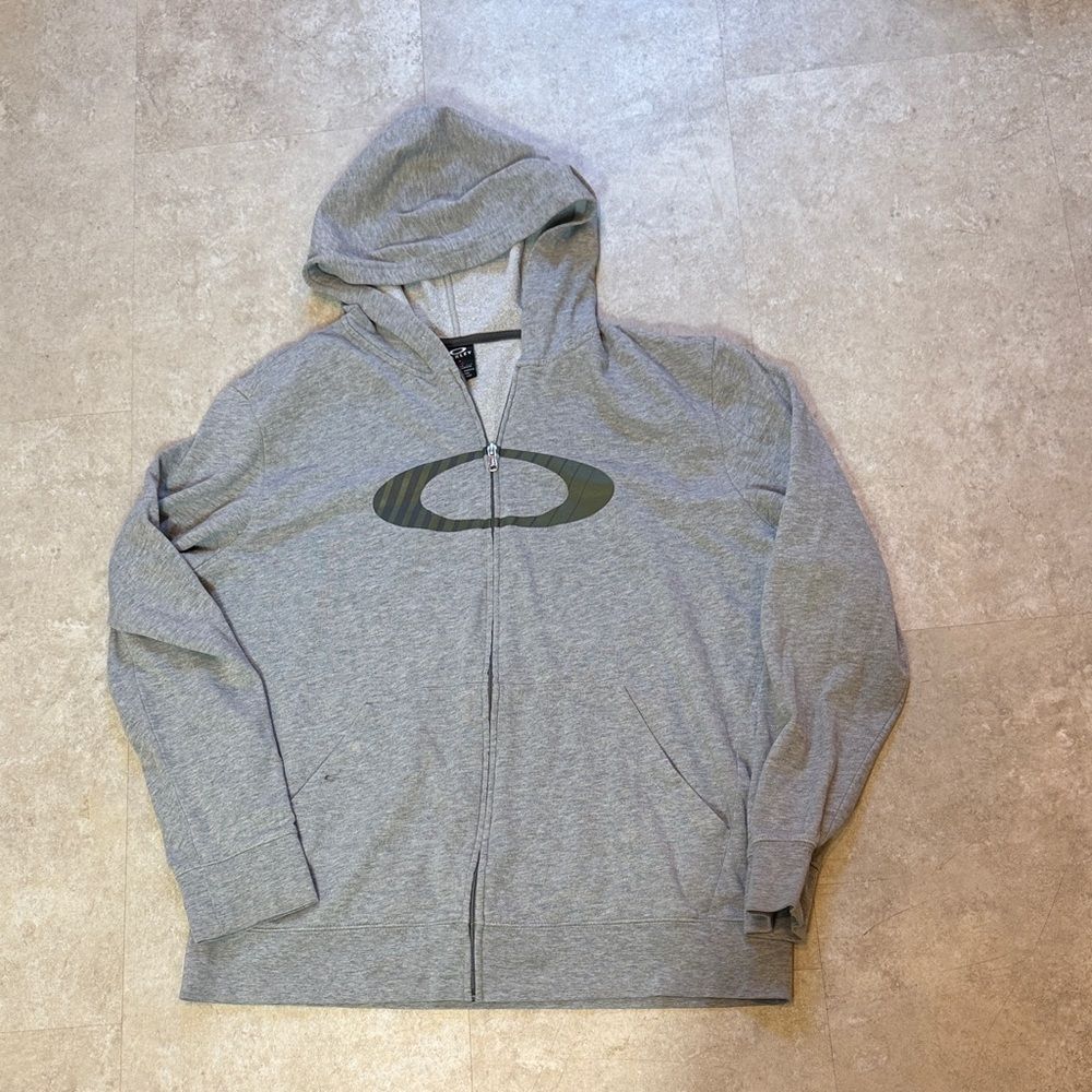 Y2K Oakley Zip Hoodie Size XL